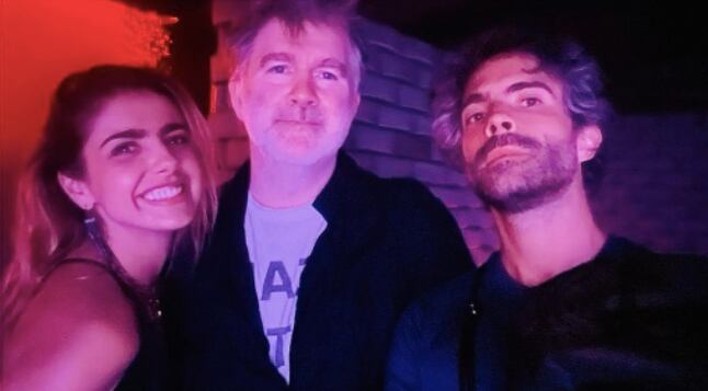 Michelle Renaud, James Murphy y Osvaldo Benavides