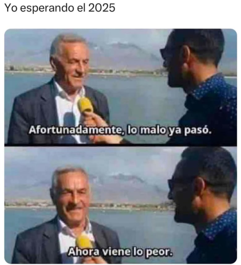 Los mejores memes del Año Nuevo 2025