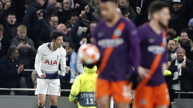 Heung Min Son anotó el gol del triunfo de los Spurs sobre el City