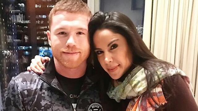 Canelo Álvarez y Paola Rojas