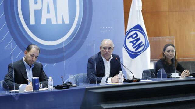 Algunos senadores del PAN se reunieron con el líder de Vox.
