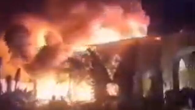 Se registró un fuerte incendio durante boda en salón Hacienda Los Arcángeles, Guanajuato