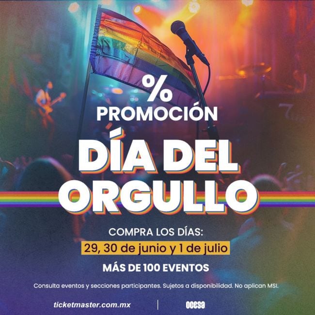 Día del Orgullo en Ticketmaster