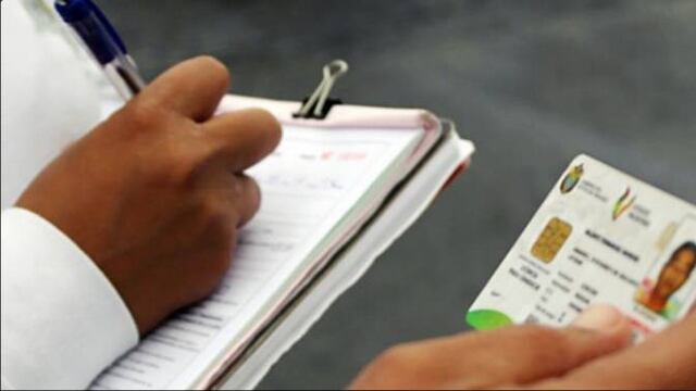 Licencia de conducir.