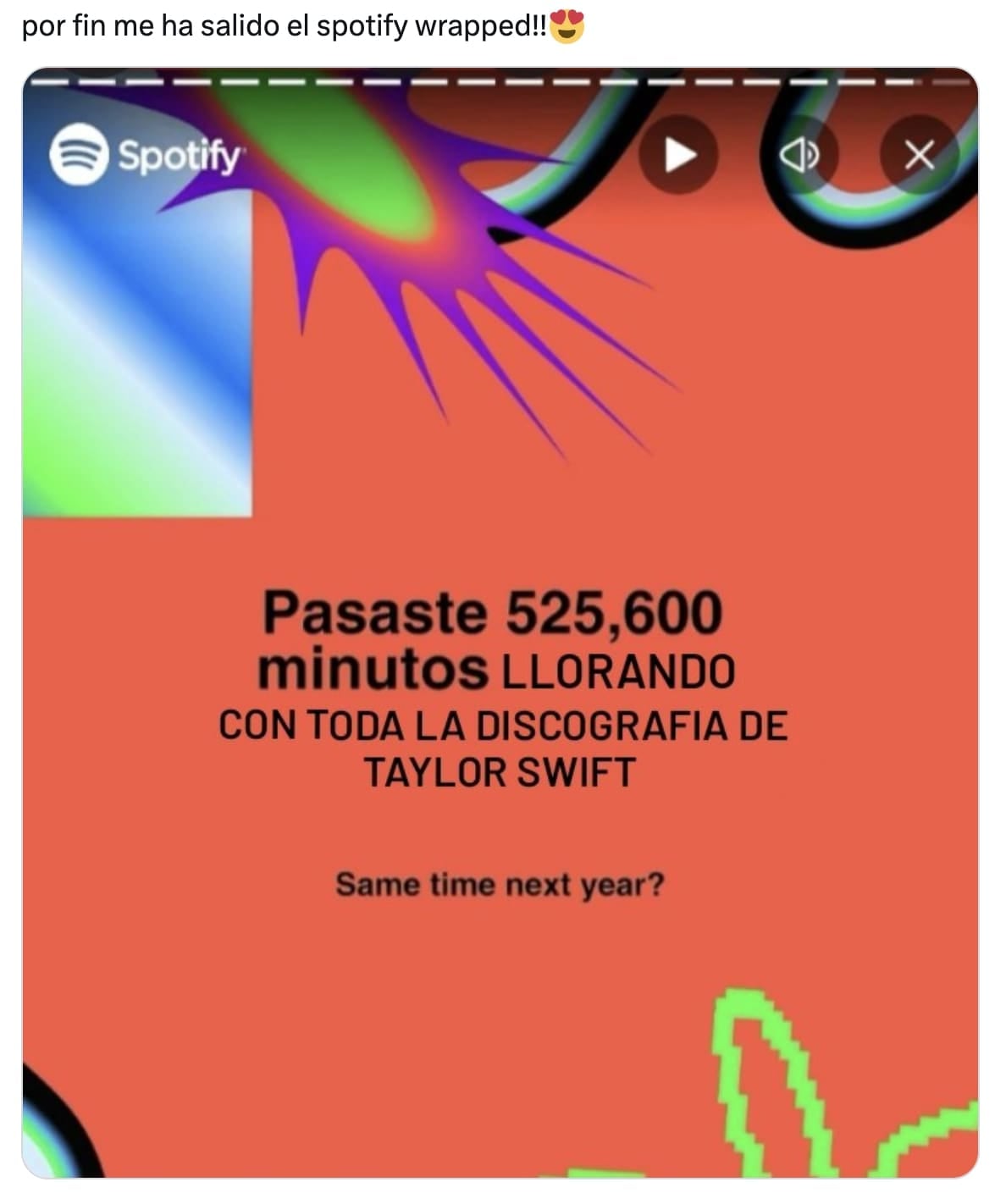 Memes del Spotify Wrapped 2025