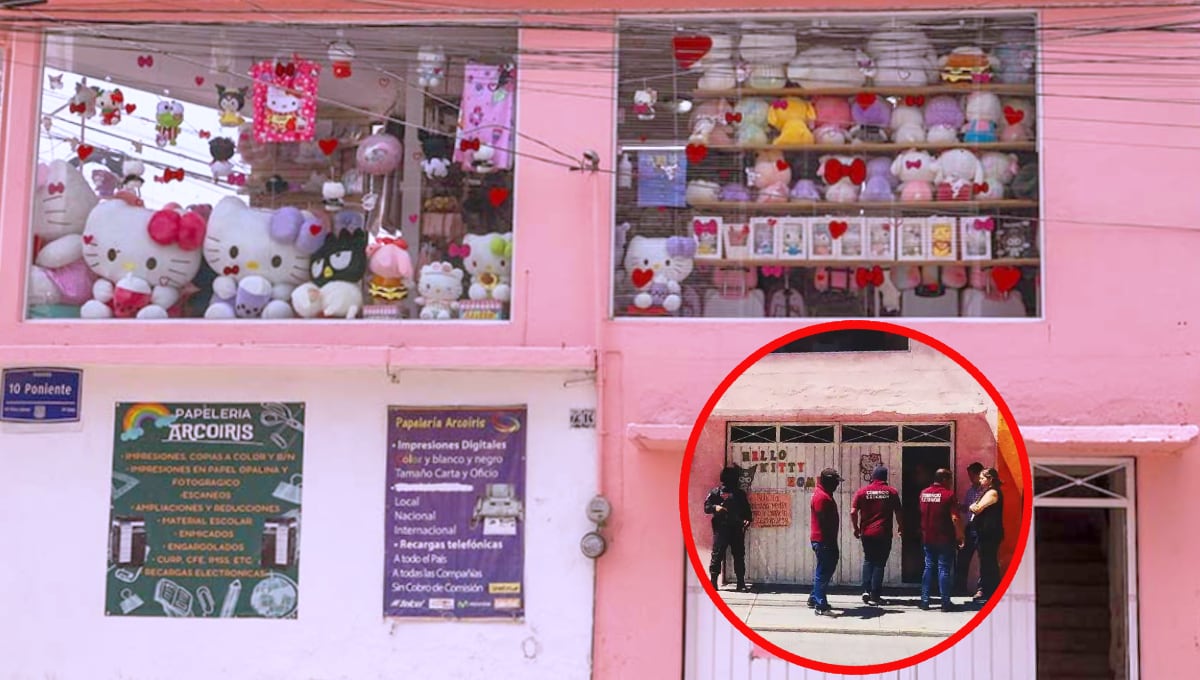 Decomisaron todo a Hello Kitty Home Puebla por no tener licencias