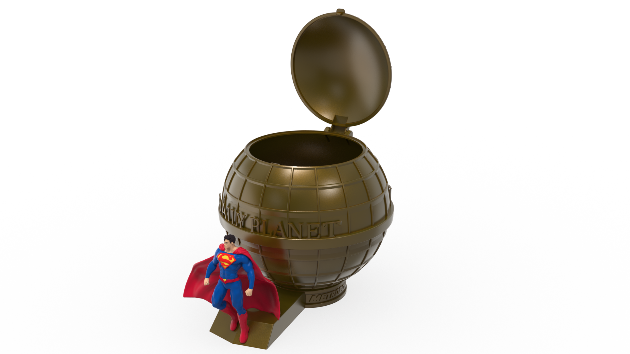 Palomera de Superman que venderán en Cinépolis por los 100 años de Warner