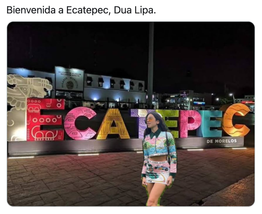 Meme de Dua Lipa