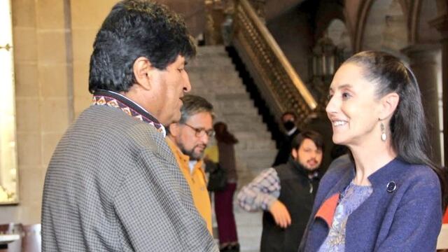 Evo Morales asegura que Claudia Sheinbaum es una esperanza para América Latina y las mujeres