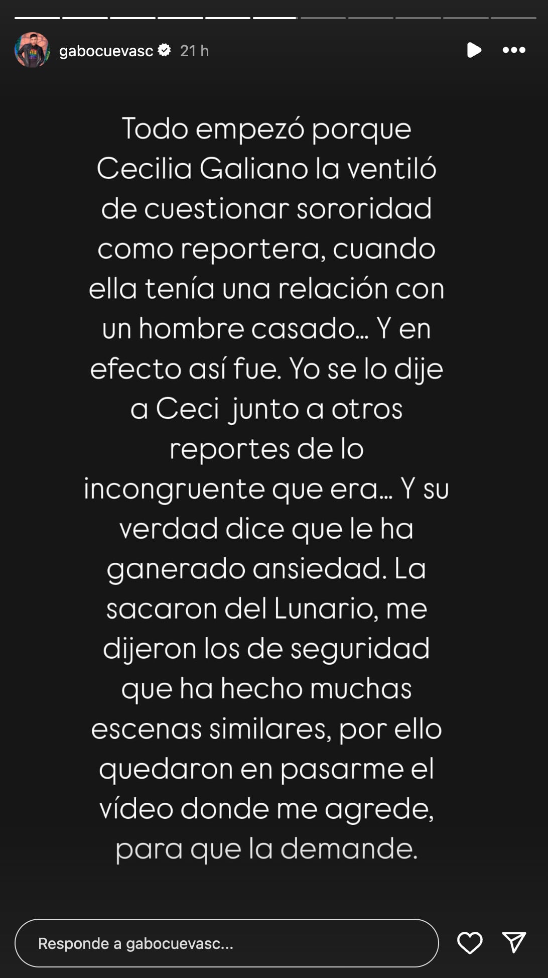 Gabriel Cuevas recuerda cómo inició el pleito con Paty Cuevas