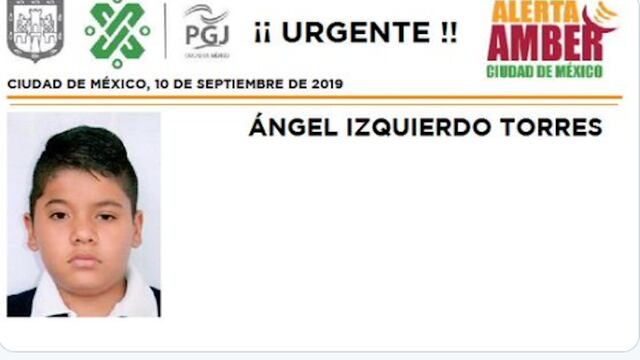 Ángel Izquierdo Torres Alerta Amber