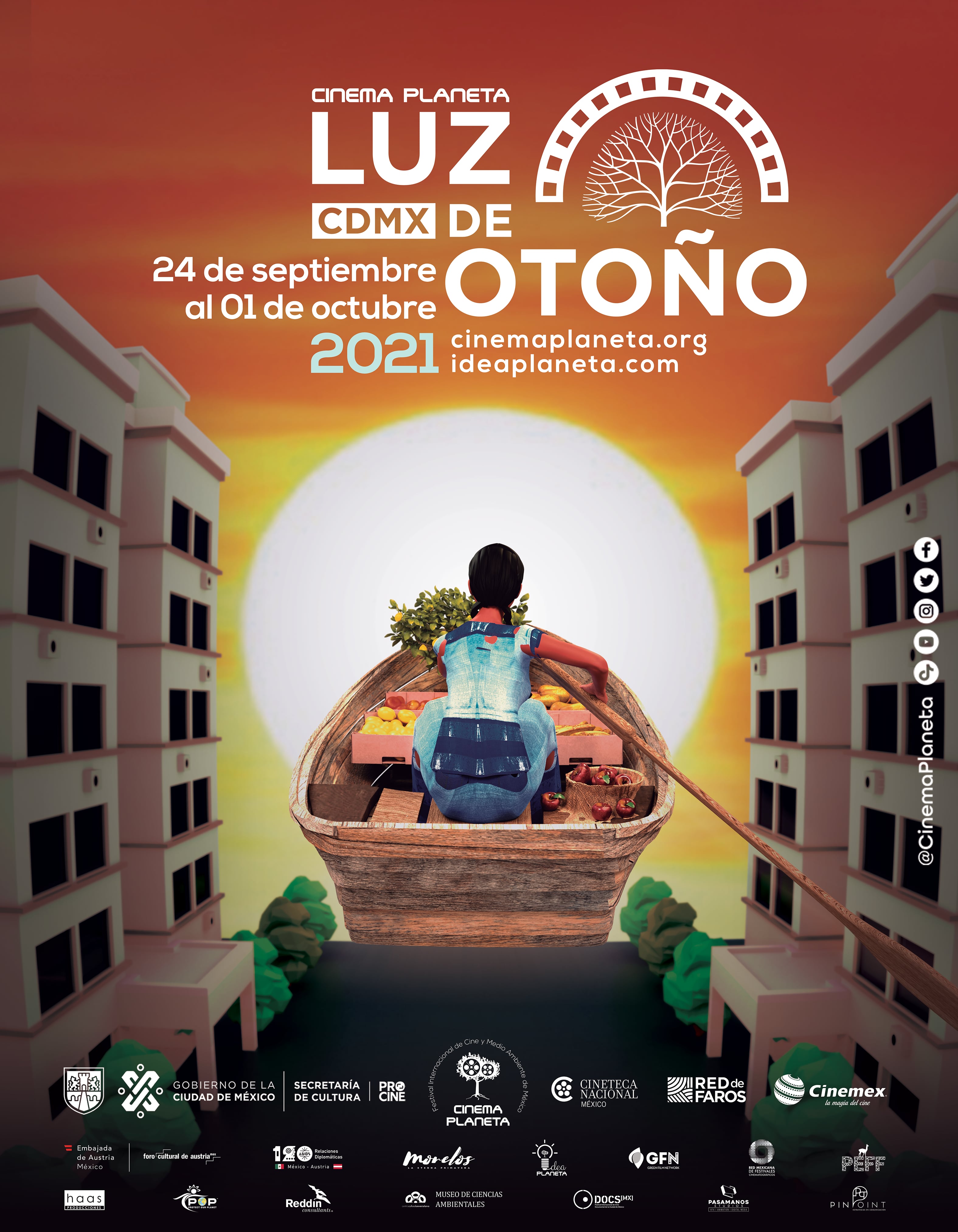Póster del festival Cinema Planeta