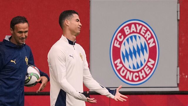 Cristiano Ronaldo previo a la final de la UEFA Nations League.