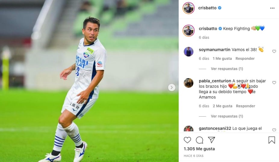 Cristian Battocchio viene de jugar en Japón