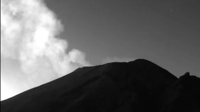 Volcán Popocatépetl el 8 de febrero