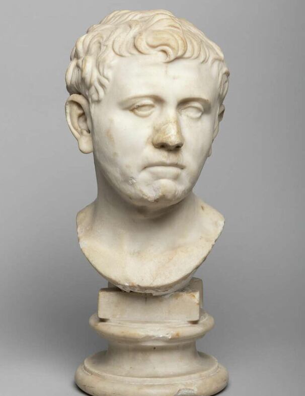 Busto del imperio romano perteneciente a el comandante romano Druso Germánico