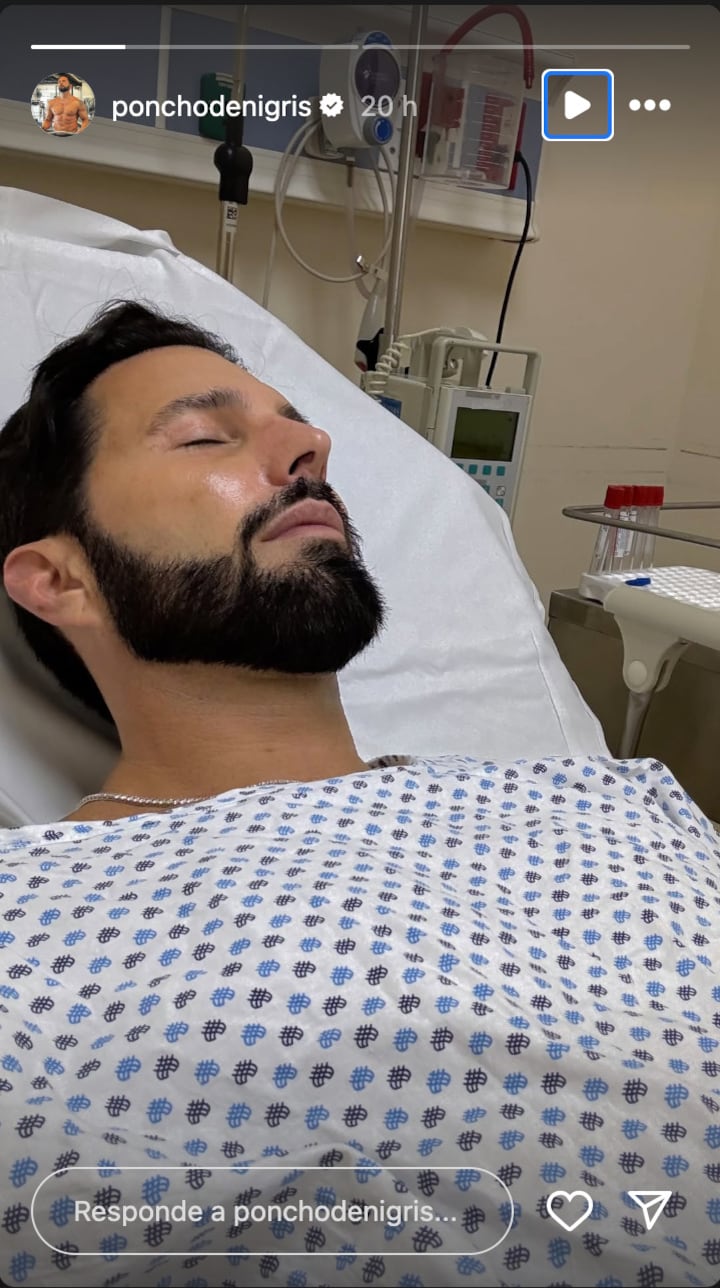 Poncho de Nigris hospitalizado de emergencia