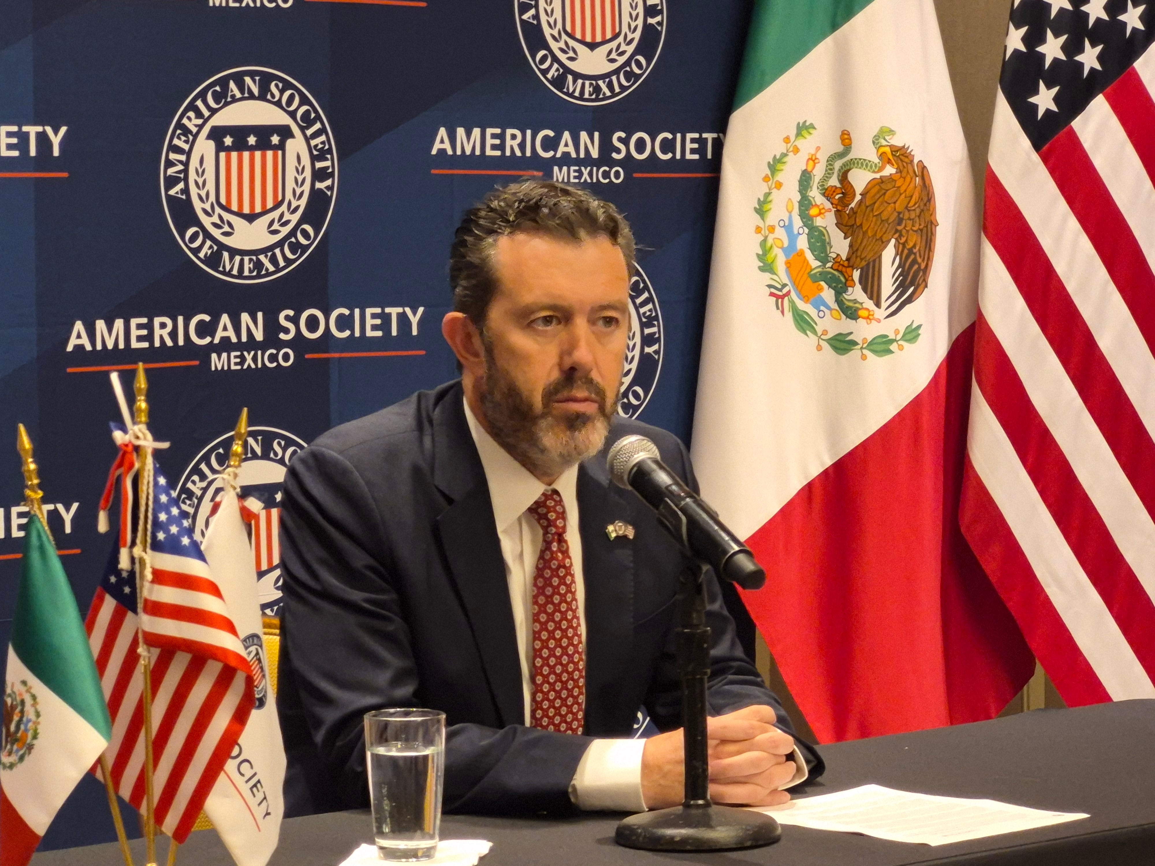 Larry Rubin, presidente de Amsoc, contradijo a Ebrard al señalar que si no hay seguridad no habrán inversiones aunque siga el T-MEC.