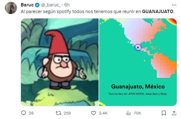 Guanajuato en Spotify Wrapped 2023