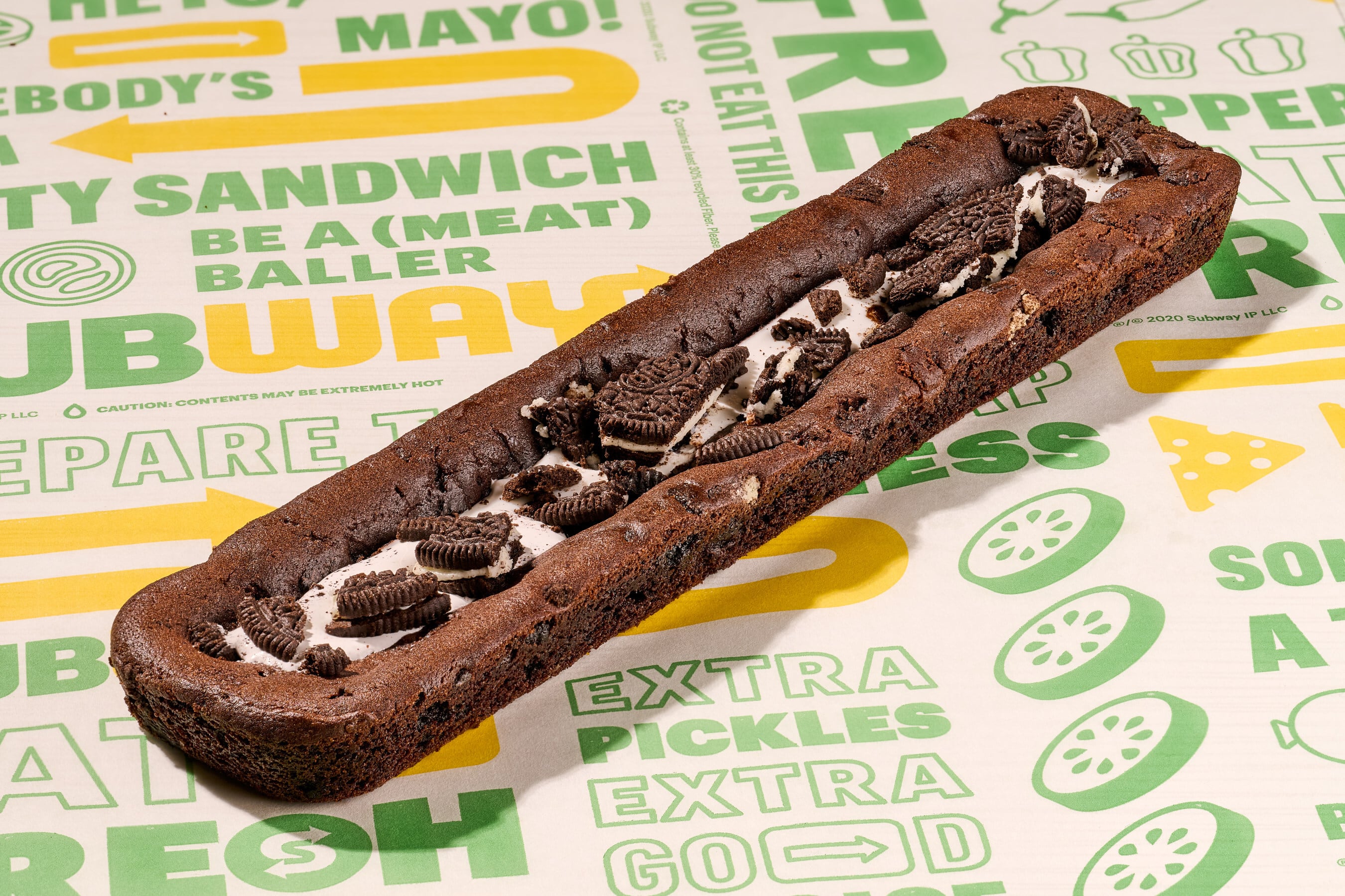Subway lanza su galleta Oreo 30 de centímetros