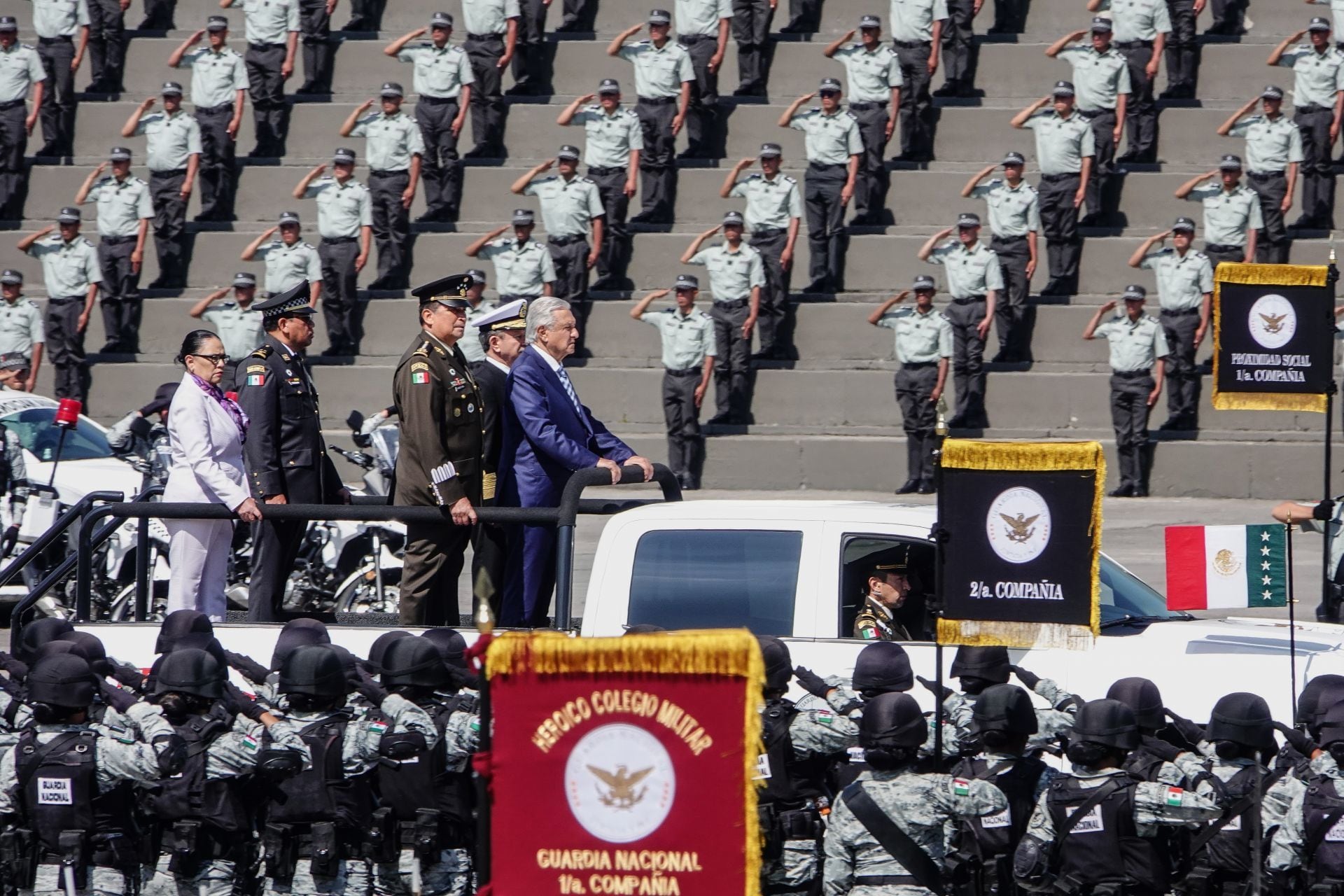 Ceremonia del Tercer Aniversario de la Guardia Nacional
