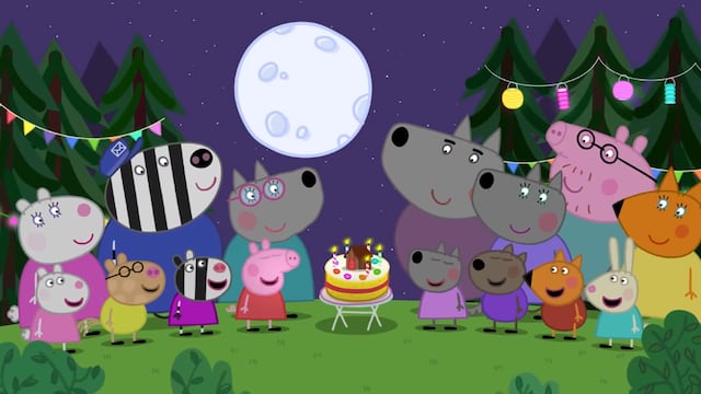 Peppa Pig por la luna del lobo