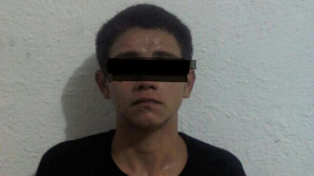 (@MICHOACANSSP) Detención de presunto sicario o guarura de "La Tuta"