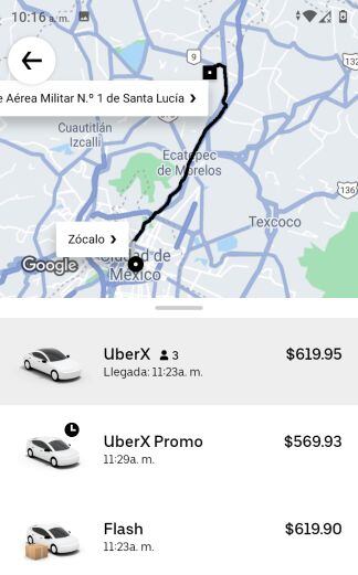 Uber a Santa Lucia