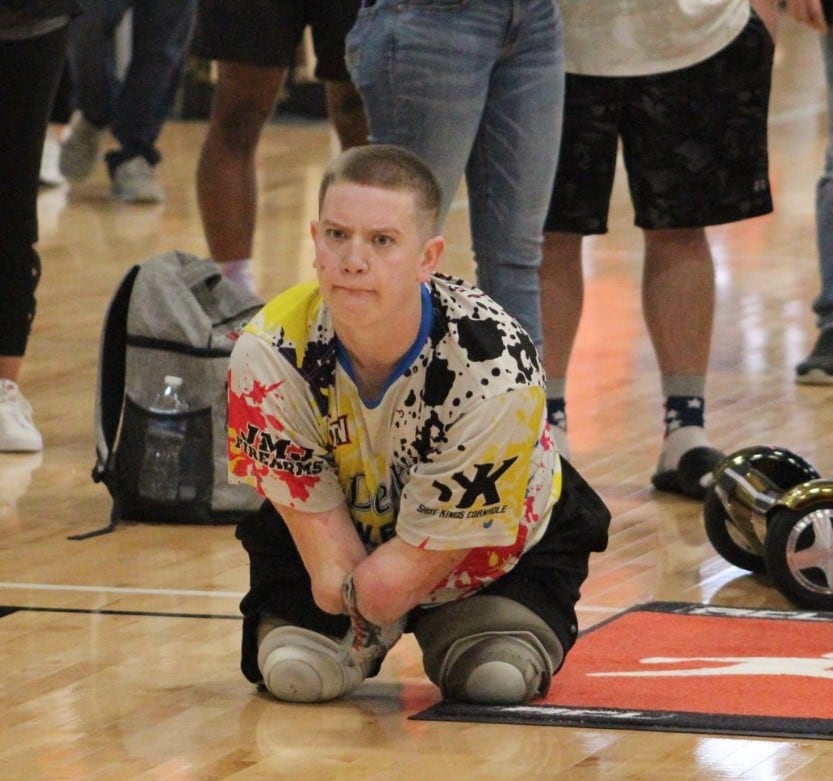 Dayton Webber, jugador profesional de cornhole