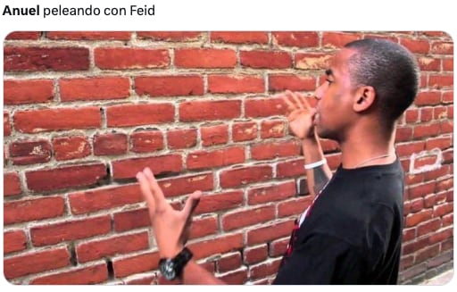 Memes tunden a Anuel AA por tirarle de nuevo a Feid