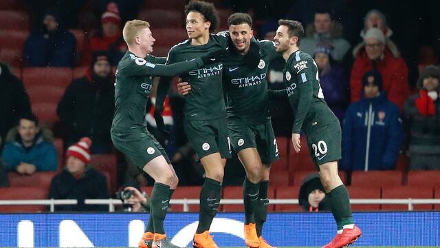 El City dio una cátedra de futbol ante los 'Gunners'