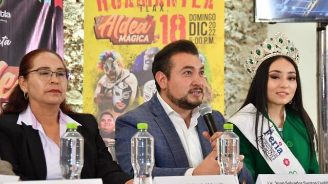 Salvador Santos invita en CDMX a la Aldea Mágica 2022 de Huamantla, Tlaxcala