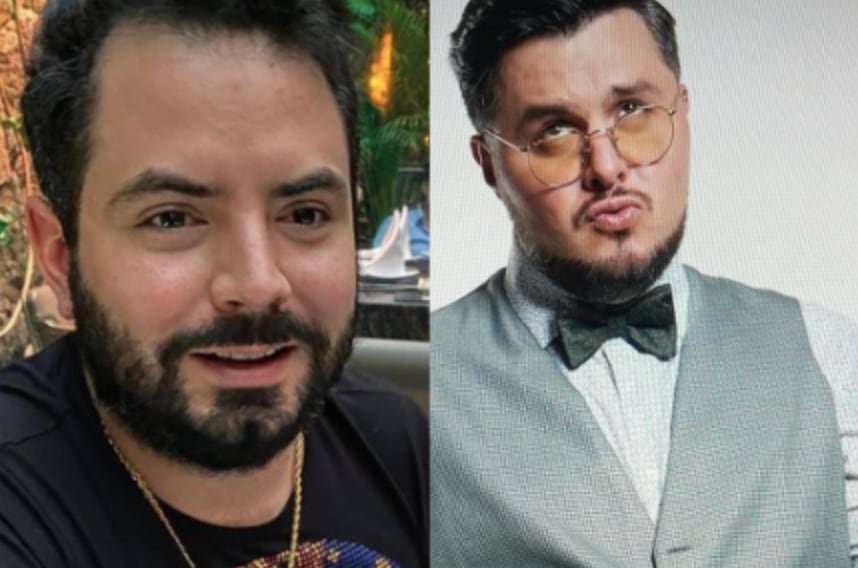 José Eduardo Derbez y Paul Stanley