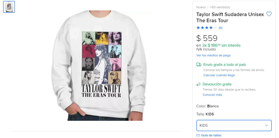 Sudadera The Eras Tour