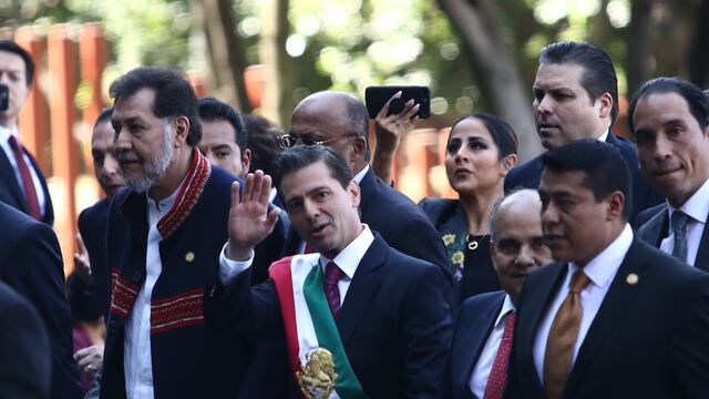 El presidente Enrique Peña Nieto en imagen del 1 de diciembre de 2018