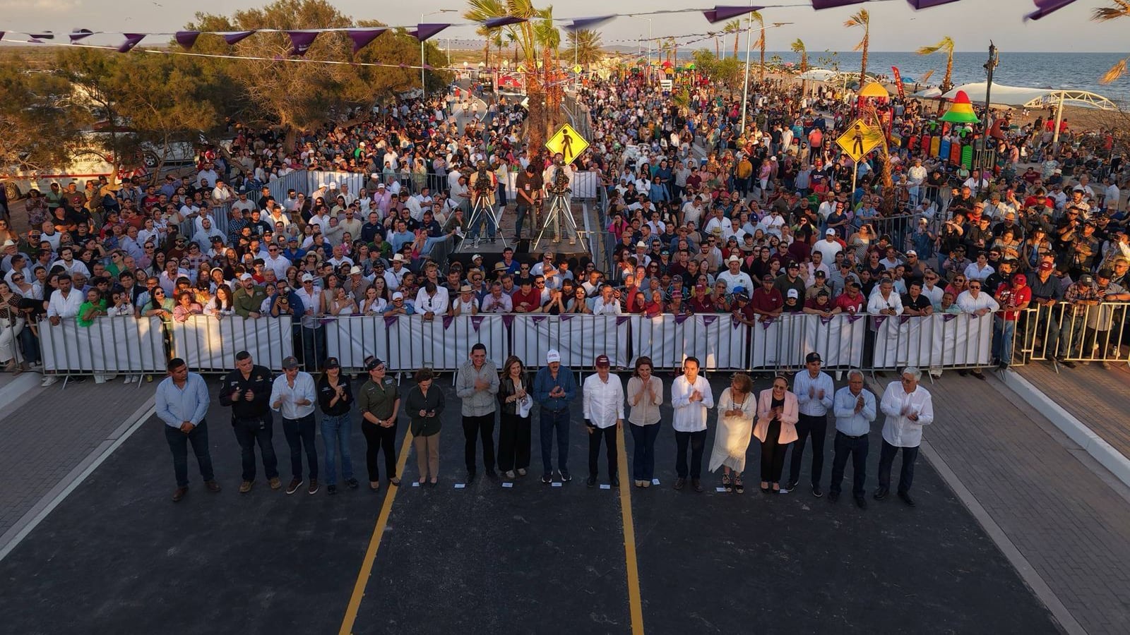 Alfonso Durazo inaugura malecón turístico en Empalme con inversión de 31.6 mdp