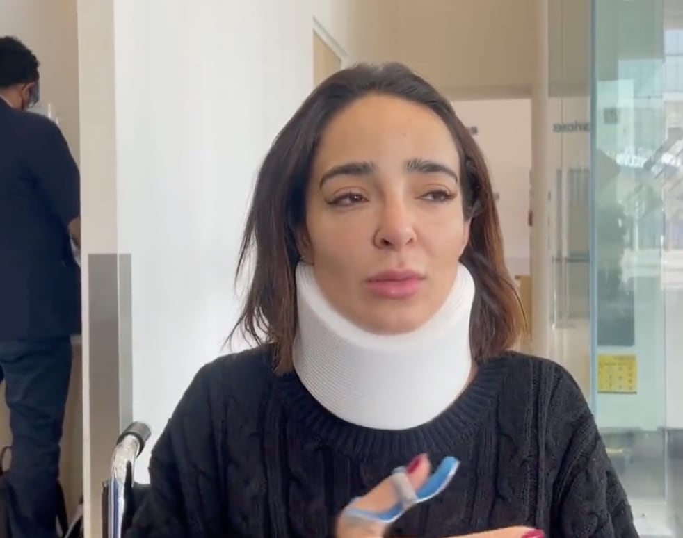 Manelyk González sufre accidente