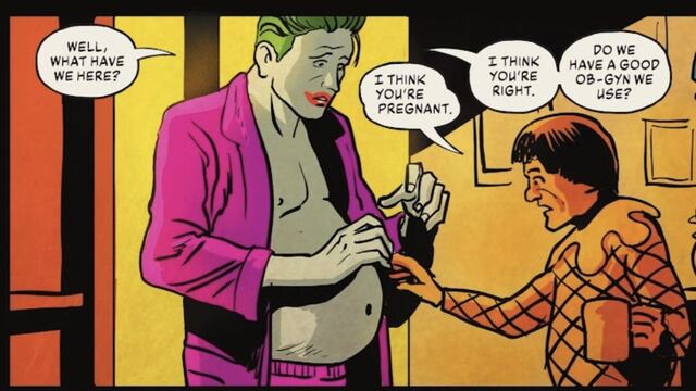 El Joker queda embarazado el el último número de DC Comics