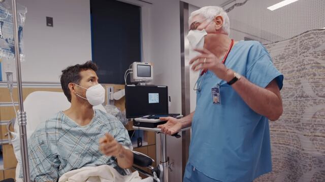 Ryan Reynolds en su colonoscopia que grabó