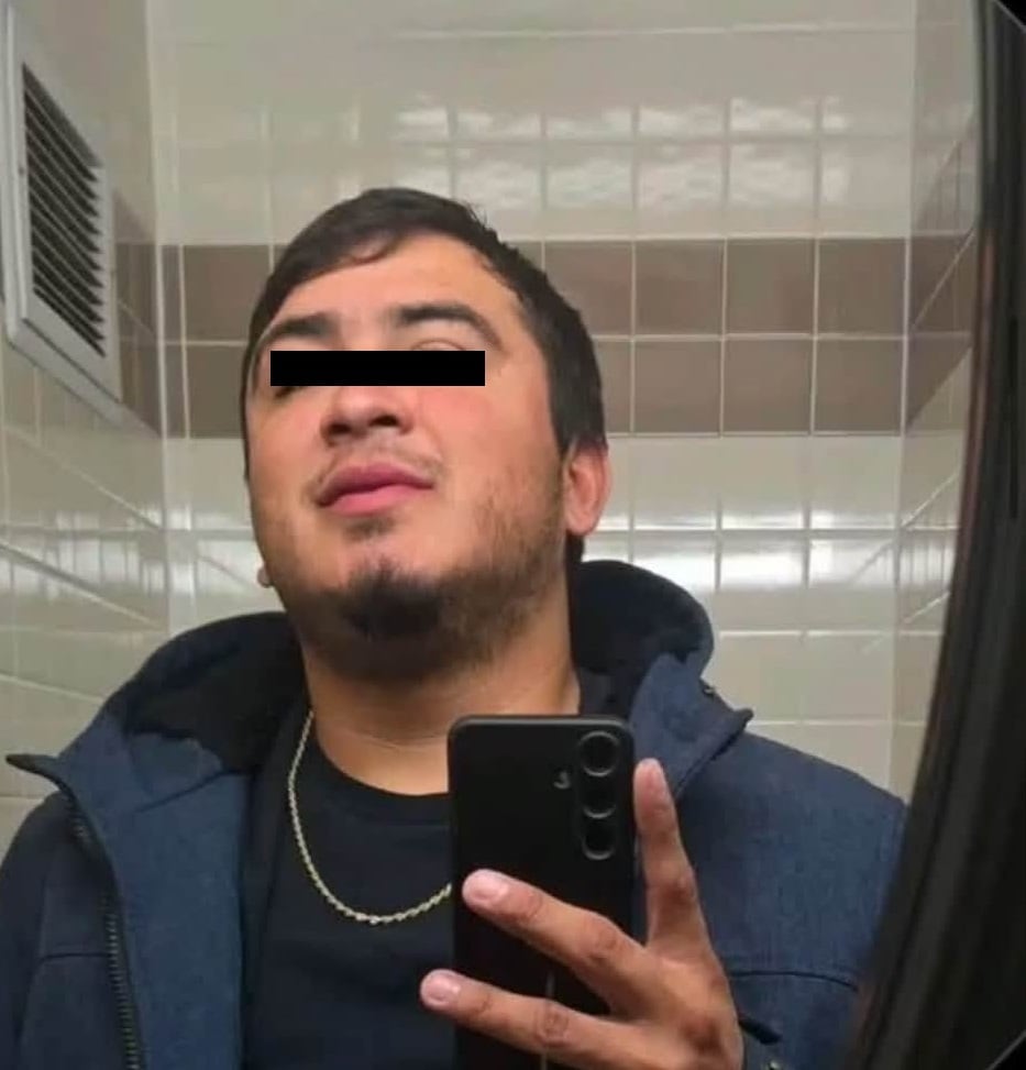 Presunto responsable del doble feminicidio de Dinorah y Denisse en Matamoros, Tamaulipas.