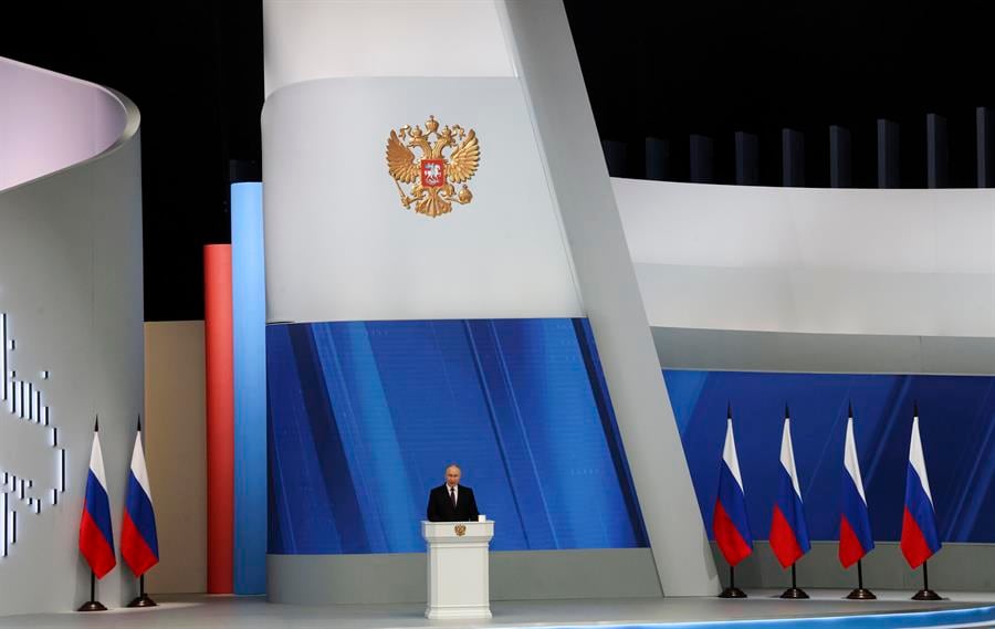 Vladimir Putin da discurso ante la nación y parlamento ruso