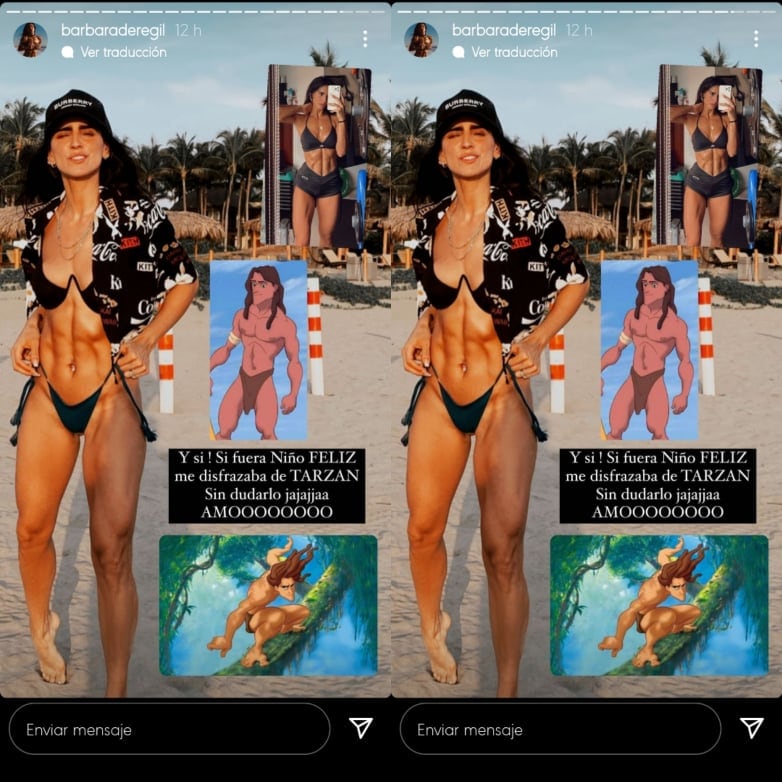 Bárbara de Regil dice que se disfrazaría de Tarzán.