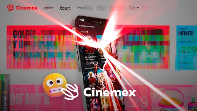 Usuarios reportan que la app y web de Cinemex están caídas
