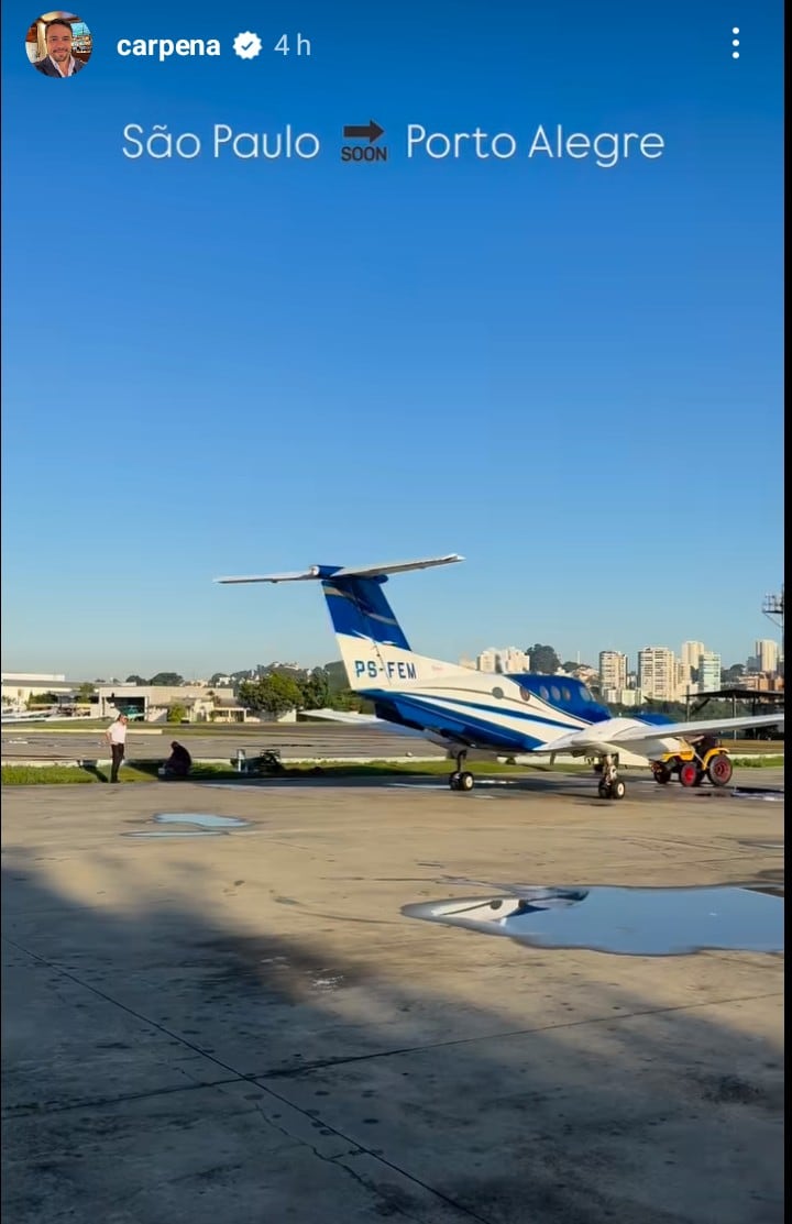 Avión accidentado en Brasil, propiedad del abogado Marcio Louzada Carpena