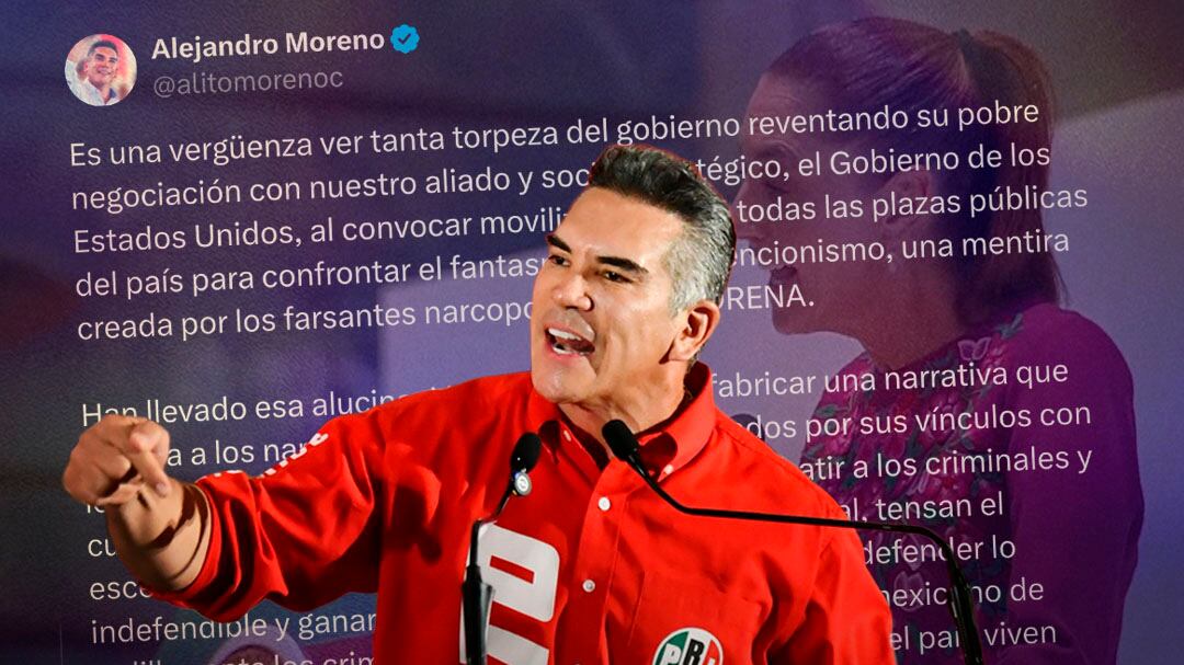 Alejandro Moreno: Segundo informe de Sheinbaum va a deteriorar relación con Estados Unidos por el “fantasma del intervencionismo”