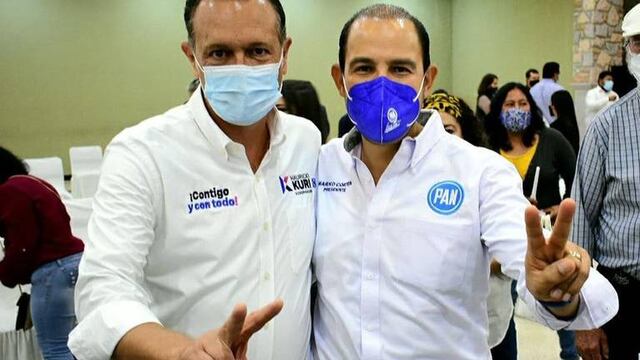 Elecciones Querétaro 2021: Marko Cortés declara a Mauricio Kuri ganador con amplia ventaja