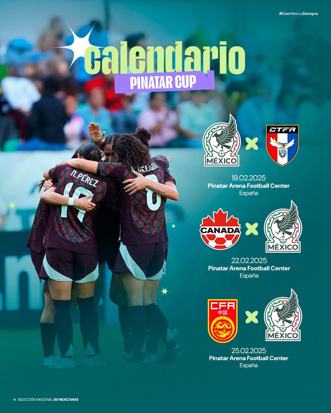 Selección Mexicana Femenil lista para la Pinatar Cup