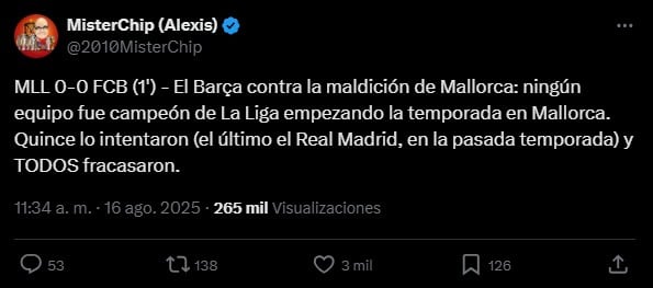 La “maldición” que provocaría que el FC Barcelona no ganara LaLiga