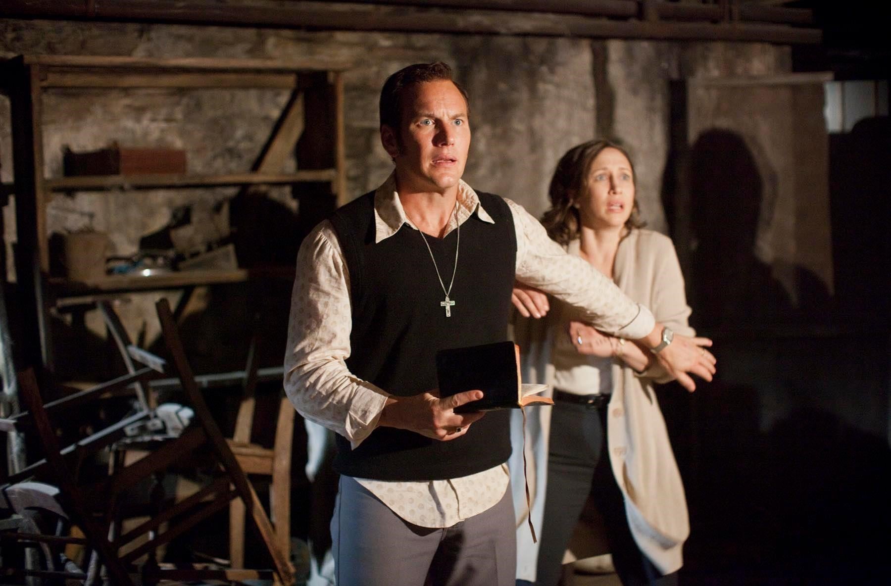 Vera Farmiga y Patrick Wilson en El Conjuro