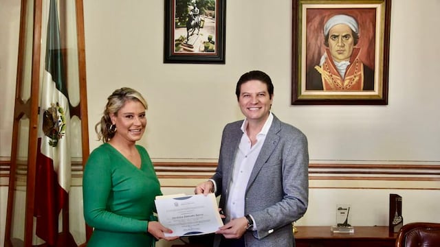 Verónica Zamudio y Alfonso Martínez en Morelia